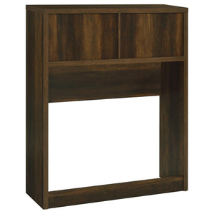 English Elm Geary Twin Bookcase Headboard with Three Open Cubbies in Warm Dark Pine Finish B062P523359