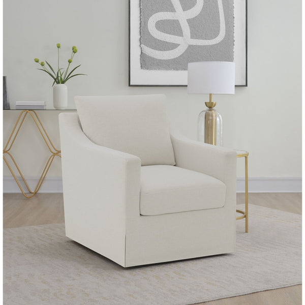 English Elm Merced Upholstered Swivel Accent Chair with Plush Foam Seat for Living Spaces B062P523383
