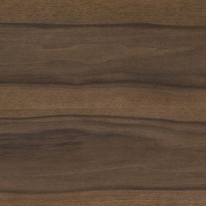English Elm Kinslo Mid-Century Walnut Veneer Sofa Table with Open Shelf for Entryway B062P581090