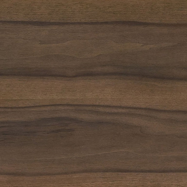 English Elm Kinslo Mid-Century Walnut Veneer Sofa Table with Open Shelf for Entryway B062P581090