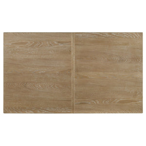 English Elm Dreydon Rustic Extendable Dining Table with Reeded Base and Distressed Wood Finish B062S01885