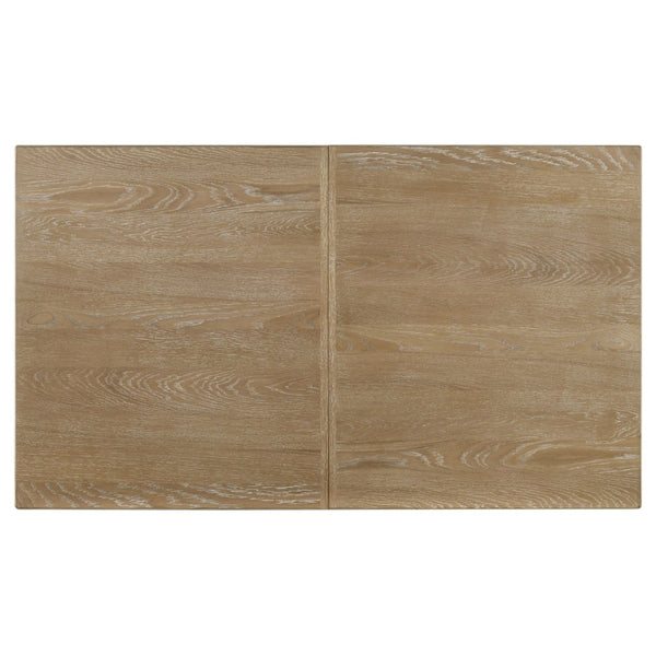 English Elm Dreydon Rustic Extendable Dining Table with Reeded Base and Distressed Wood Finish B062S01885