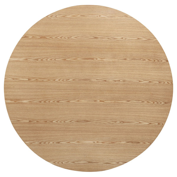 English Elm Finley Round Dining Set Windsor Spindle Chairs Ash Wood 5 Piece Mid-century Table Brown and Black B062S01899