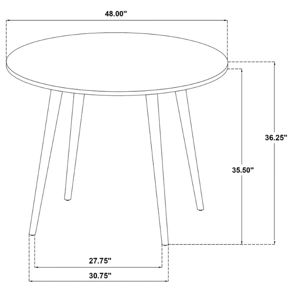English Elm Sutton Round Counter Height Dining Set Windsor Spindle Chairs Rubberwood Kitchen Table B062S01903