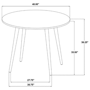 English Elm Sutton Round Counter Height Dining Set Windsor Spindle Chairs Rubberwood Kitchen Table Light Ash and Black B062S01904