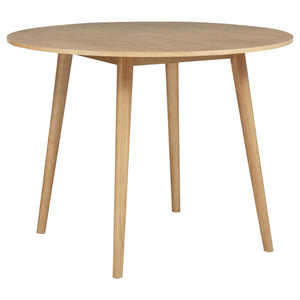 English Elm Sutton Round Counter Height Dining Set Windsor Spindle Chairs Rubberwood Kitchen Table Light Ash and Black B062S01904