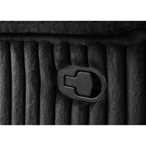 English Elm Kendra Corduroy Reclining Sectional with Channel Tufting and Dual Storage Consoles B062S01921