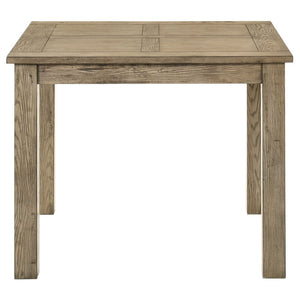English Elm Cressley Rubberwood Counter Dining Set with Ladder Back Chairs for Farmhouse Kitchens B062S01937