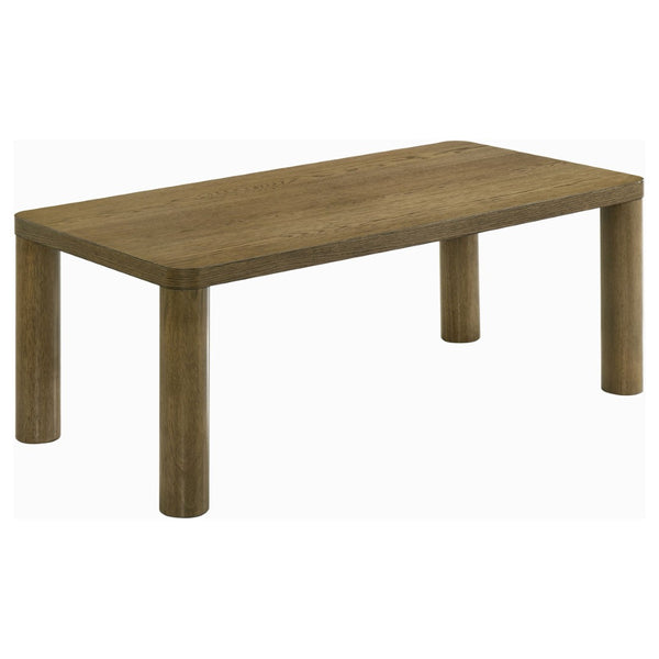 English Elm Bryant White Oak Veneer 3 Piece Living Room Table Set with Rounded Legs B062S01951