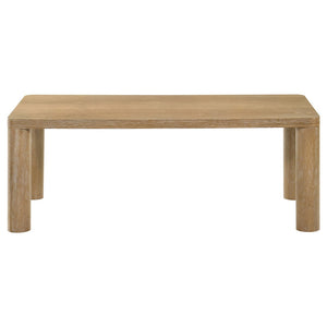 English Elm Bryant White Oak Veneer Coffee and End Table Set for Contemporary Living Rooms B062S01952