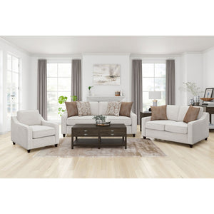 English Elm Mackenzie Chenille Living Room Set with Tailored Arms and Foam Cushion Seating B062S01960