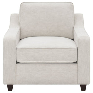 English Elm Mackenzie Chenille Living Room Set with Tailored Arms and Foam Cushion Seating B062S01960