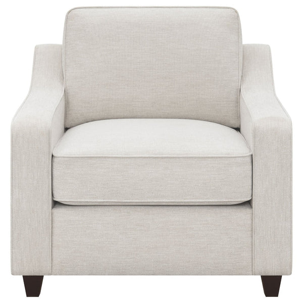 English Elm Mackenzie Chenille Living Room Set with Tailored Arms and Foam Cushion Seating B062S01960