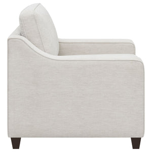English Elm Mackenzie Chenille Living Room Set with Tailored Arms and Foam Cushion Seating B062S01960