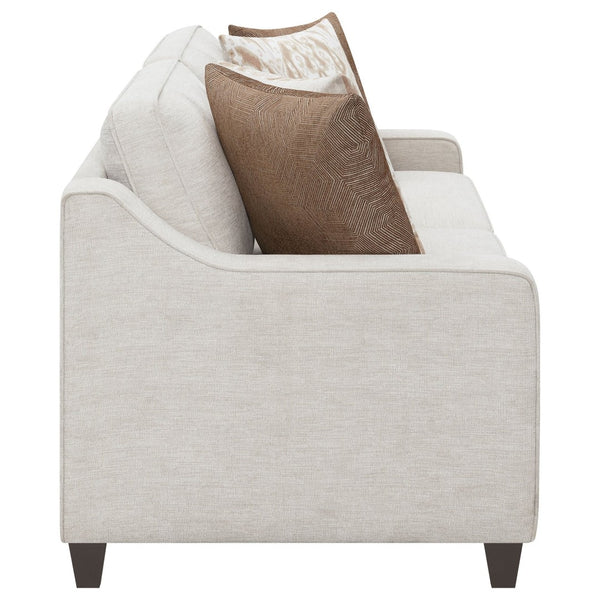 English Elm Mackenzie Chenille Living Room Set with Tailored Arms and Foam Cushion Seating B062S01960