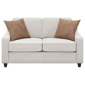 English Elm Mackenzie Chenille Living Room Set with Tailored Arms and Foam Cushion Seating B062S01960