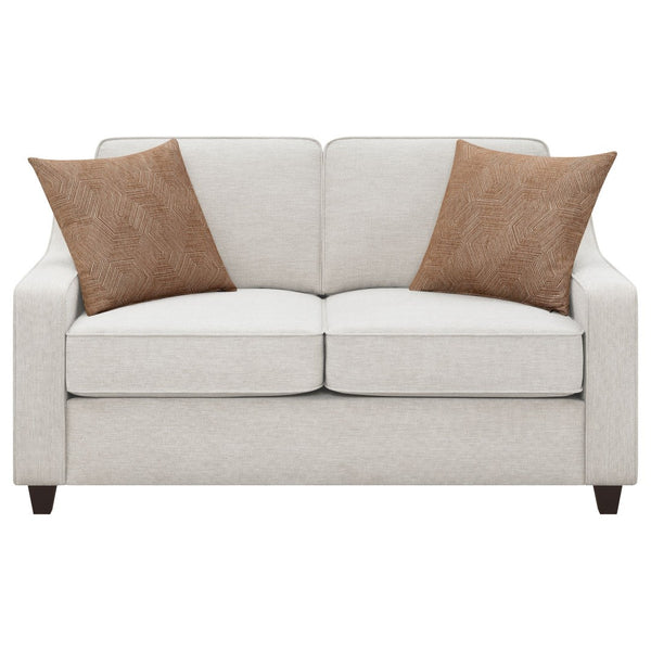 English Elm Mackenzie Chenille Living Room Set with Tailored Arms and Foam Cushion Seating B062S01960