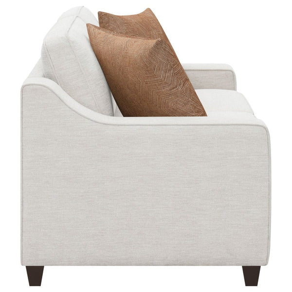 English Elm Mackenzie Chenille Living Room Set with Tailored Arms and Foam Cushion Seating B062S01960