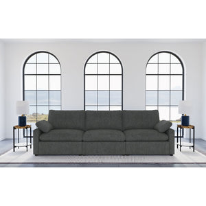 English Elm Hollander Power Reclining Sofa Wide Polyester Frame Modern Living Room Seating B062S01965