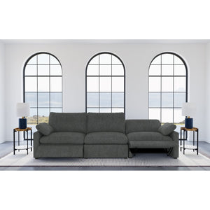 English Elm Hollander Power Reclining Sofa Wide Polyester Frame Modern Living Room Seating B062S01965