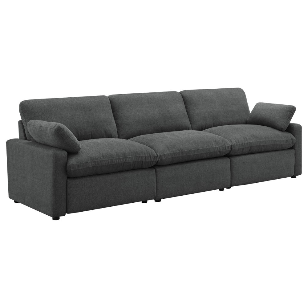 English Elm Hollander Power Reclining Sofa Wide Polyester Frame Modern Living Room Seating B062S01965