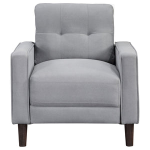 English Elm Harvey Mid-Century Tufted Sofa Set with Tapered Legs for a Polished Living Room B062S01984