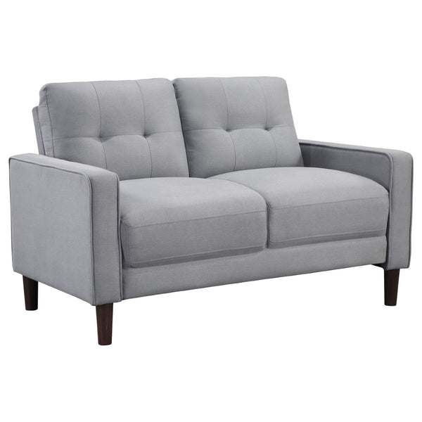 English Elm Harvey Mid-Century Tufted Sofa Set with Tapered Legs for a Polished Living Room B062S01984