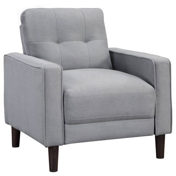 English Elm Harvey Mid-Century Tufted Sofa Set with Tapered Legs for a Polished Living Room B062S01984