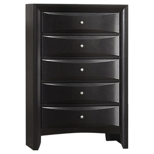 English Elm Palamino Modern Transitional Eastern King Bedroom Set with Bookcase Storage Bed B062S01994