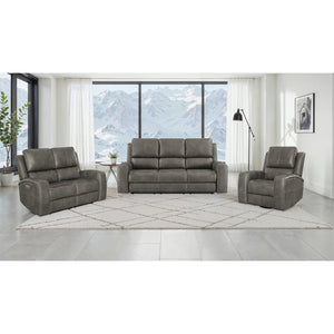 English Elm Boyce Power Reclining Sofa Set with Leatherette Upholstery and USB Charging Ports B062S01997