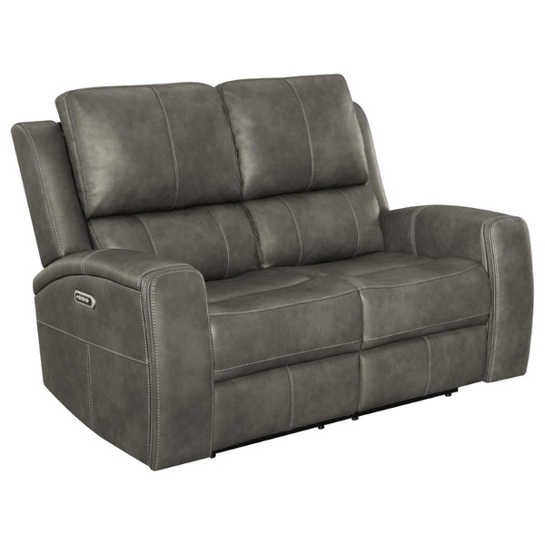 English Elm Boyce Power Reclining Sofa Set with Leatherette Upholstery and USB Charging Ports B062S01997