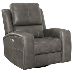 English Elm Boyce Power Reclining Sofa Set with Leatherette Upholstery and USB Charging Ports B062S01997