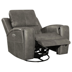 English Elm Boyce Power Reclining Sofa Set with Leatherette Upholstery and USB Charging Ports B062S01997