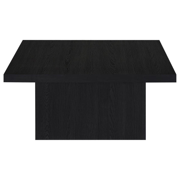 English Elm Eldridge Square Two Piece Coffee and End Table Set for Modern Living Rooms Black B062S02037
