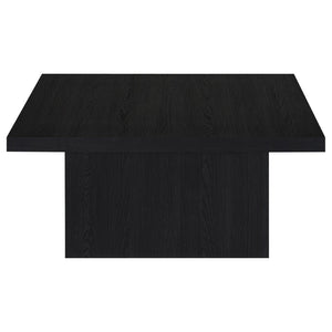 English Elm Eldridge Square Coffee Table Set with Matching End Tables for Modern Living Rooms Black B062S02038