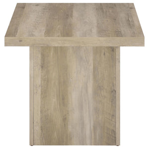 English Elm Eldridge Square Two Piece Coffee and End Table Set for Modern Living Rooms Distressed Pine B062S02039
