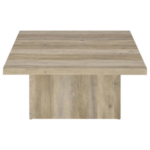 English Elm Eldridge Square Coffee Table Set with Matching End Tables for Modern Living Rooms Distressed Pine B062S02040
