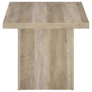 English Elm Eldridge Square Coffee Table Set with Matching End Tables for Modern Living Rooms Distressed Pine B062S02040