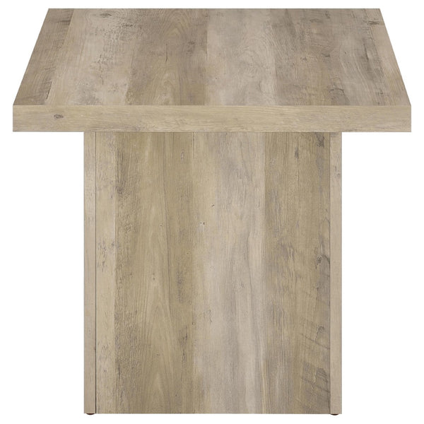 English Elm Eldridge Square Coffee Table Set with Matching End Tables for Modern Living Rooms Distressed Pine B062S02040