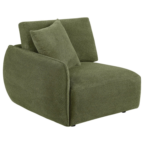 English Elm Logan Five Piece Modular Sectional Chenille Sofa for Contemporary Living Rooms B062S02070
