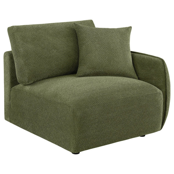English Elm Logan Five Piece Modular Sectional Chenille Sofa for Contemporary Living Rooms B062S02070
