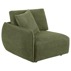 English Elm Logan Chenille Six Piece Modular Sectional Sofa with Plush Foam Seats for Living Rooms B062S02071