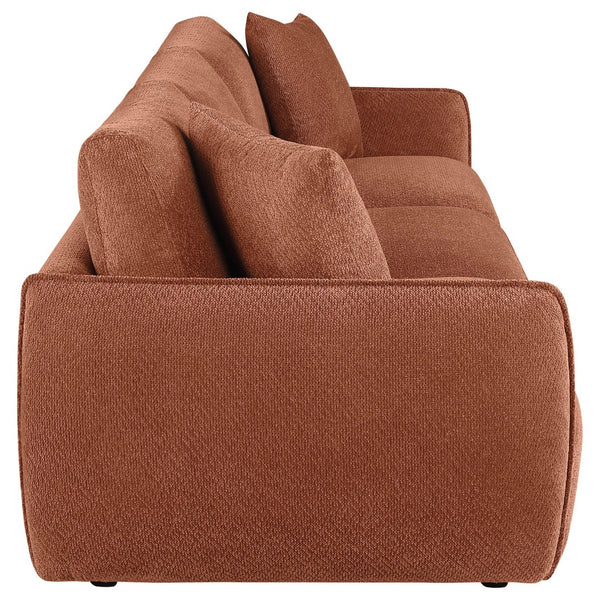 English Elm Logan Three Seat Modular Sofa in Chenille with Slim Track Arms for Modern Living B062S02072