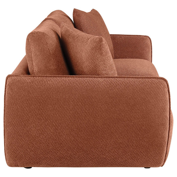 English Elm Logan Chenille Modular Loveseat Two Seat Contemporary Sofa with Foam Cushions B062S02074