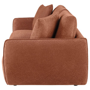 English Elm Logan Chenille Modular Loveseat Two Seat Contemporary Sofa with Foam Cushions B062S02074