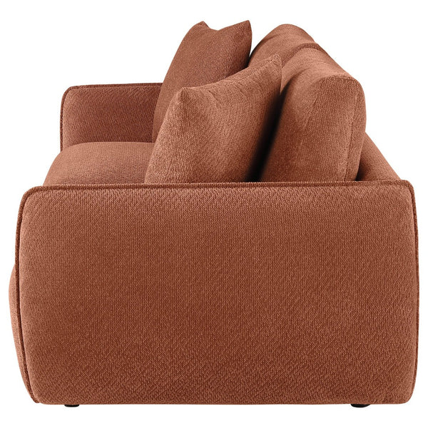 English Elm Logan Chenille Modular Loveseat Two Seat Contemporary Sofa with Foam Cushions B062S02074