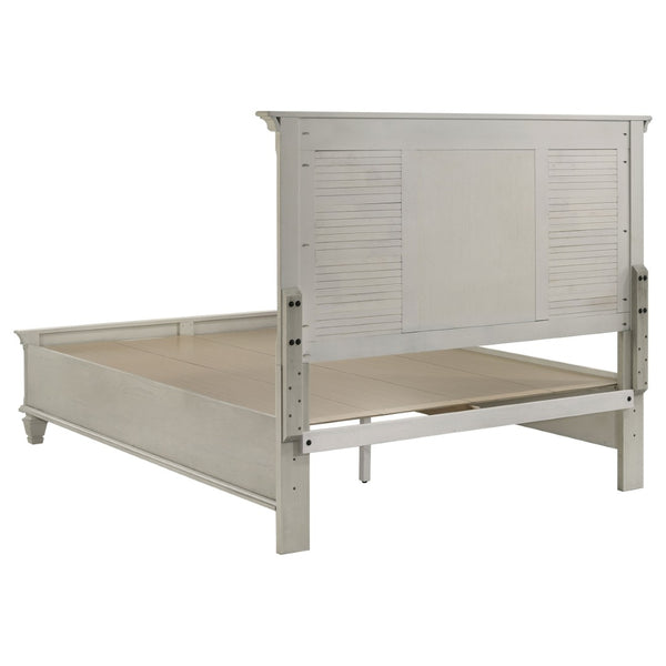 English Elm Lockeford Coastal Farmhouse Four Piece Bedroom Set with Wire Brushed Distressed Finish B062S02094