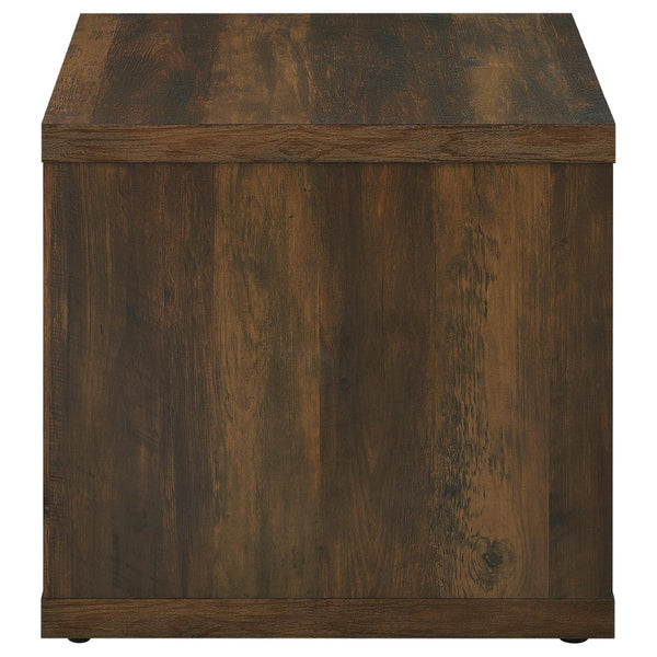 English Elm Hermosa Dark Pine 3 Piece Coffee and End Table Set with Open Shelf Storage B062S02096