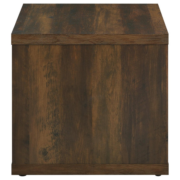 English Elm Hermosa Dark Pine 3 Piece Coffee and End Table Set with Open Shelf Storage B062S02096