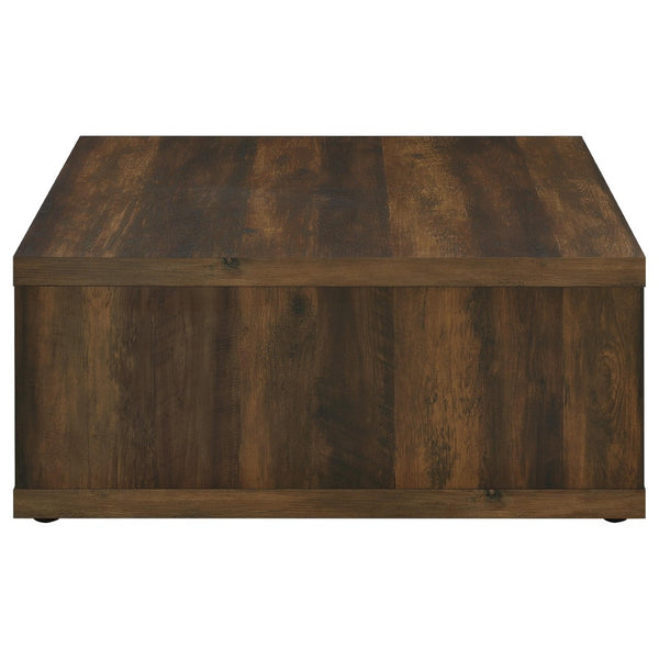 English Elm Hermosa Dark Pine 3 Piece Coffee and End Table Set with Open Shelf Storage B062S02096